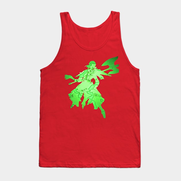 Minerva: Red Dragoon Tank Top by Raven's Secret Shop